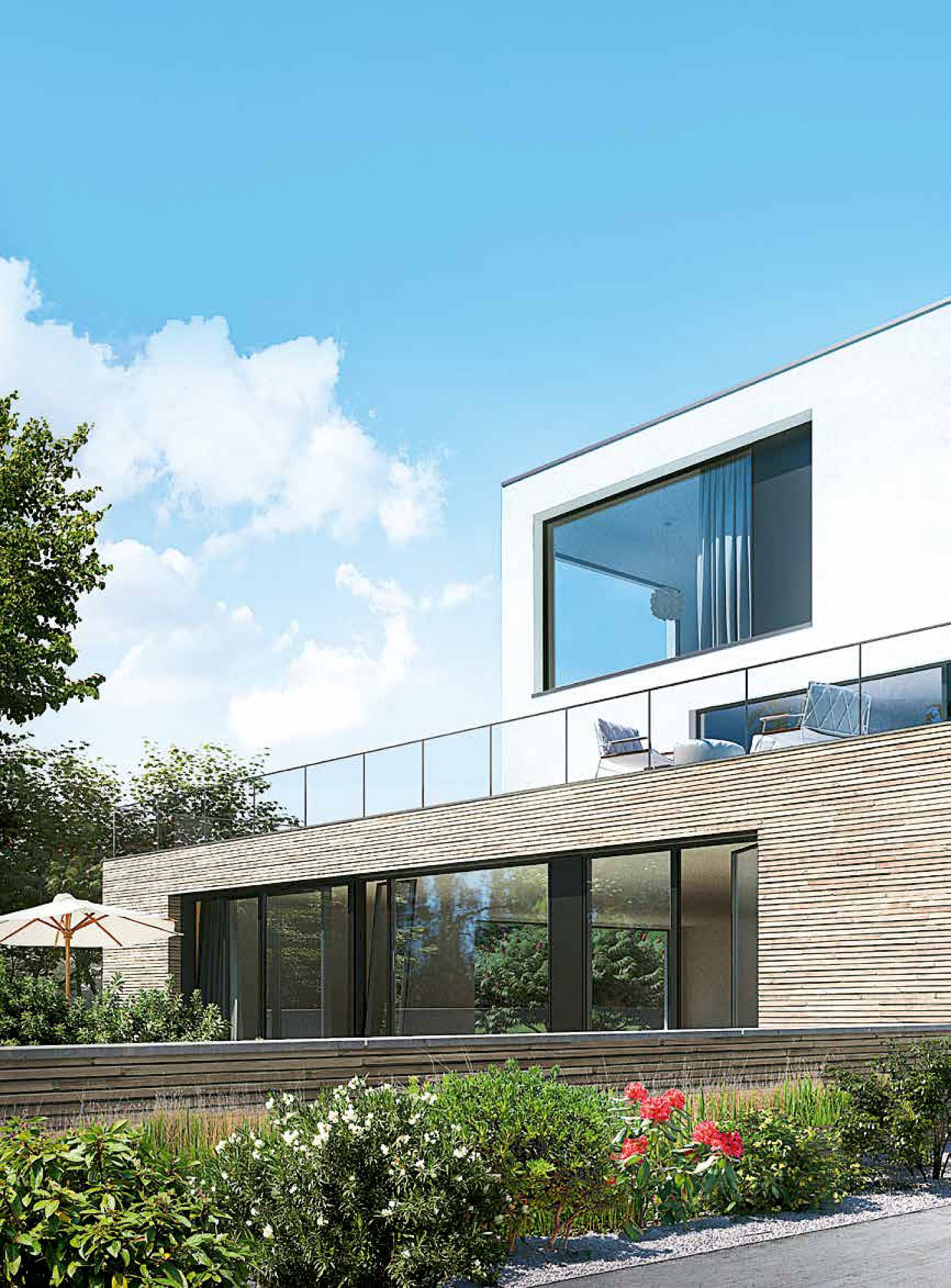 Kunststoff-Alufenster